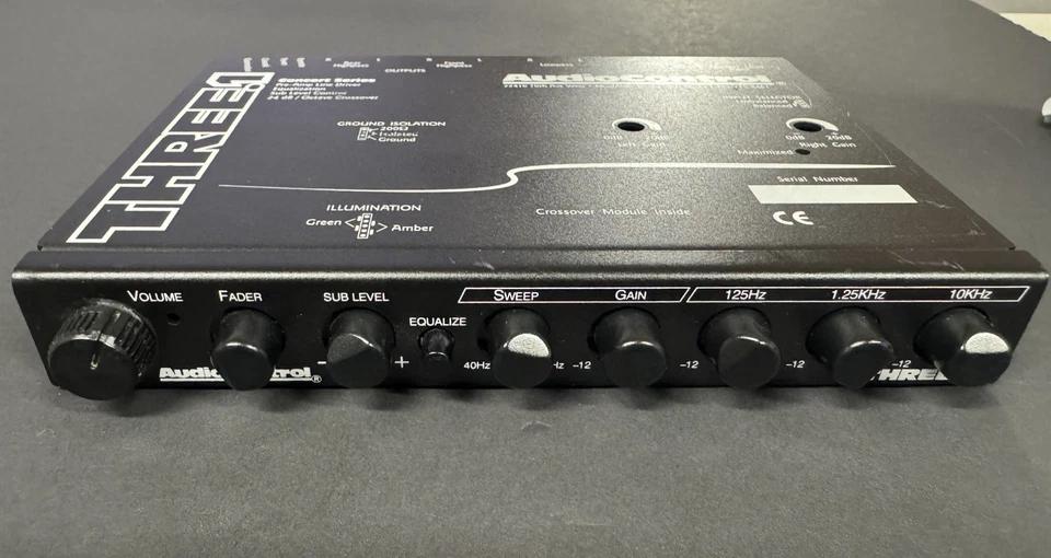 Audiocontrol Three.1 Car Audio EQ 4 Band Equalizer 24db Crossover Aux 13 Volts  - Image 1 of 4