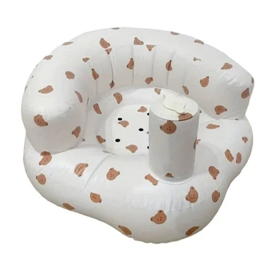 Teddy Inflatable Baby Chair Infant Toddler Portable Seat - Image 1 of 4