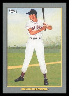 2020 Topps Turkey Red #TR-19 Ted Williams Boston Red Sox Baseball Card - Image 1 of 2