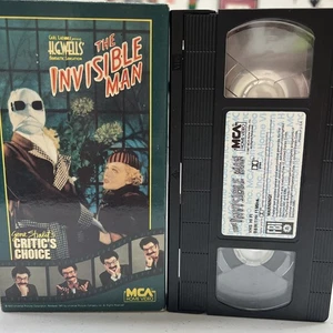 Vintage The Invisible Man (VHS, 1987) Claude Rains, Gloria Stewart Horrorfilm - Bild 1 von 3