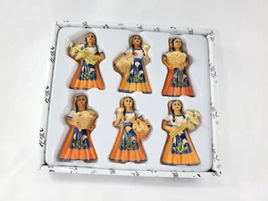 Decorative Lily  3D Fridge Magnet Resin Memo Holder Souvenir Gift Refrigerator - Picture 1 of 12