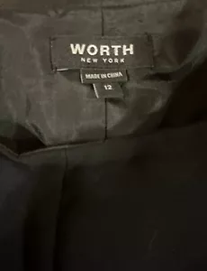WORTH New York Ladies’ black dress pants size 12 - Picture 1 of 3