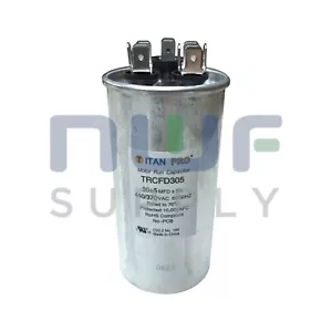 Titan Pro TRCFD305 Dual Run Kondensator, 30/5 MFD, 4 7/16"H - Bild 1 von 2