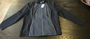Chico’s size 2  Donovan jacket black NWT $69.95 Large - Picture 1 of 4