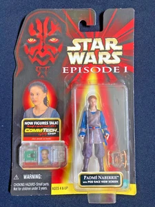 STAR WARS Episode 1 PADME NABERRIE w/ Commtech Chip 1998 NEW Retails up to $75 - Picture 1 of 3