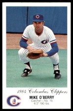 1984 Columbus Clippers Police Mike O'Berry (C) Columbus Clippers #NNO