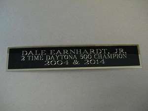 Dale Earnhardt Jr. Daytona 500 Nameplate For A Die Cast Race Car Case 1.25 X 6 - Picture 1 of 11