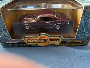 ERTL Collectible 1:43 American Muscle 1967 Pontiac Firebird, dark purple