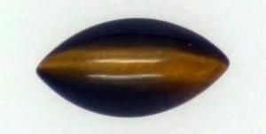 JUEGO DE 12 PIEZAS OJO DE TIGRE 8 x 4 MM CORTE MARQUESA CABUJÓN TODO NATURAL - Imagen 1 de 1