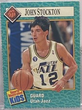 1990 Sports Illustrated for Kids John Stockton.