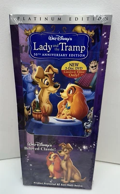 Lady And The Tramp Platinum 50th Anniversary Edition 2006 DVD Long Box - Image 1 of 4