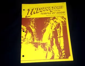 INDIANA JONES & TEMP OF DOOM-Atari Orig. Manual-L@@K! - Imagen 1 de 3