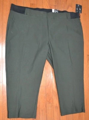 Pantalón Corto Simply Vera VERA WANG Natural Verde Capris Ligero Sarga Capri Foto 1 de 4