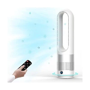 KIAMI Bladeless Cooling Fan, 22 inch Tower Fan, 80° Oscillating Pedestal Fa - Picture 1 of 7