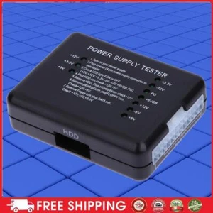 SATA & Molex HDD Connector with 20/24 Pin Case Power Supply Tester for PC NEW - Afbeelding 1 van 5