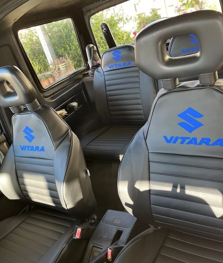 FODERE SEDILI COPRISEDILI ASIAM SUZUKI VITARA 3 P. 1989/2003 Similp. Nero-Blù - Image 1 of 1