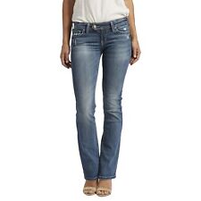 Silver Jeans co Womens Tuesday Low Rise Slim Bootcut Jeans, Med Wash SJL245, 29W