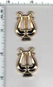 Philadelphia (Pennsylvania) Police & Fire Department - Band Collar Brass Set  - Picture 1 of 1