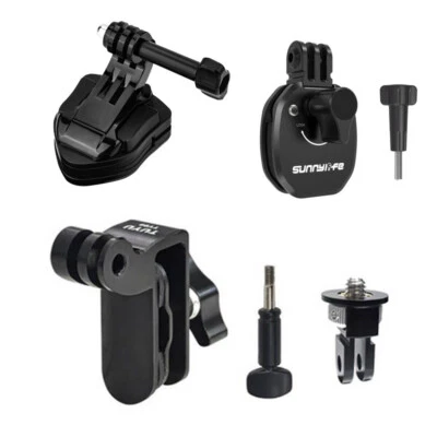 Motorcycle Windshield Camera Mount for DJI Action/Pocket/Insta360 GO/Ace/X3/X4 - Image 1 of 4