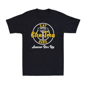 Bodybuilding Eat Clen Tren Hard An*var Give Up Funny Gym Saying Men's T-Shirt - Picture 1 of 10