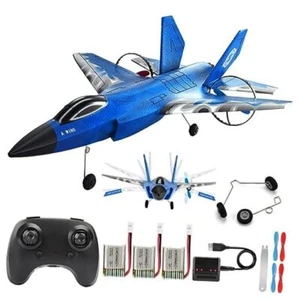 RC Airplane F-35 Remote Control Jet Plane 2 CH Easy to Fly for Kids Adults Blue - Picture 1 of 7