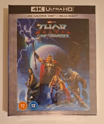 Thor Love And Thunder Collector's Edition 4K UHD Blu-ray Steelbook - NEW - Image 1 of 4