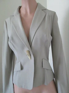 Plein Sud France MINI Skirt SUIT Pearl Gray Pastel 40/ us8 - Picture 1 of 12
