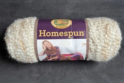 Lion Brand HOMESPUN Yarn PEARLS #412 Beige Cream, 6 oz. - Image 1 of 4