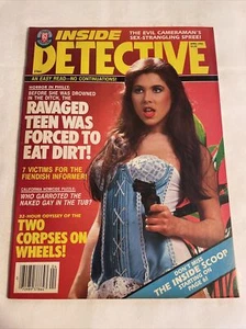 1992 April, Inside Detective Magazine, verwüsteter Teenager gezwungen, Schmutz zu essen (MH159) - Bild 1 von 3