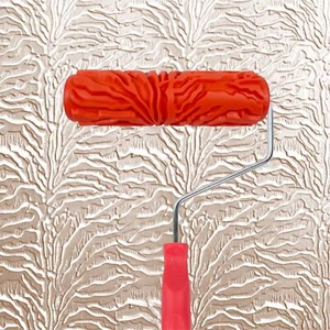 7 Patterned Paint Roller for Wall Decoration Classic Brick Embossing Texture R - Picture 1 of 5