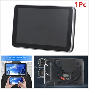 10.1" WiFi Bluetooth Android Car Headrest Monitor Rear Seat Tablet Video Player - Picture 1 of 12
