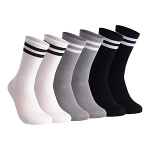 6 pares de calcetines deportivos de bambú para gimnasio Elchee Wear. Calcetines de tenis, entrenador. Transpirable. - Imagen 1 de 21
