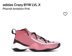 Adidas Crazy BYW LVL X Pharrell Williams AMBITION Para Hombre Talla 5.5 Atlético con Caja - Imagen 1 de 2