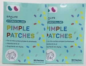 Spalife - Hydrocolloid Pimple Patches - 36 Count Jellybean Patches (2-PACK) - Picture 1 of 2