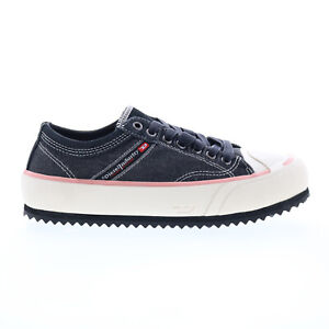 Diesel S-Principia Low W Womens Black Canvas Lifestyle Sneakers Shoes