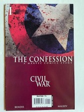 Civil War: The Confession #1 Bendis & Maleev Marvel (2007)
