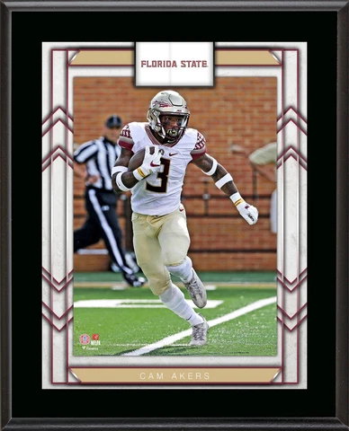 Cam Akers Florida State Seminoles 10.5" x 13" Player Plaque Cover