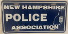 1987 NEW HAMPSHIRE POLICE ASSOCIATION booster license plate NHPA Officer Sheriff
