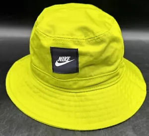 Nike Kids Bucket Hat Small Medium Bright Cactus NEW - Picture 1 of 9