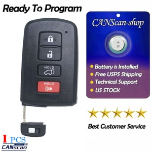 Llavero remoto sin llave apto para Toyota Highlander 2014-2019 HYQ14FBA 281451-2110 - Imagen 1 de 8