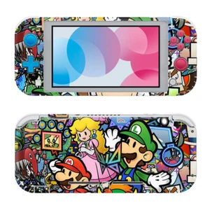 Mario Pikachu Sticker DIY Switch Lite Film For Switch Lite Cartoon Skin Stickers - Picture 1 of 42