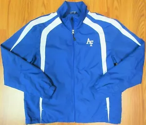 AIR FORCE FIGHTING FALCONS Mens FULL ZIP WINDBREAKER JACKET EC Sz SMALL, S - Picture 1 of 4