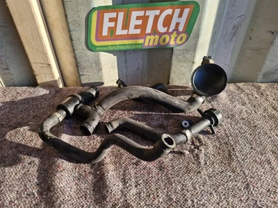 2004 APRILIA RSV1000 MILLE GEN 1 COOLANT HOSES PIPES AND THERMOSTAT HOUSING - Image 1 of 4