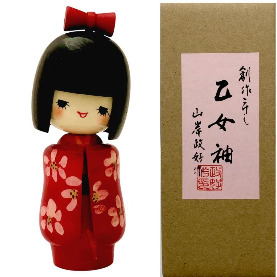 Muñeca Creativa Kokeshi Maiden Manga Madera Hecha en Japón tamaño 15,0 cm con caja  Foto 1 de 1