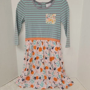 Vestido Matilda Jane 435 Niñas 14 Joanna Gaines Fresco Exprimido Naranjas Elástico - Imagen 1 de 9
