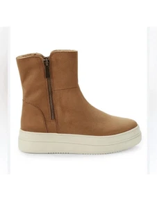J/SLIDES $169 Tristan Tan Waterproof Suede Sneaker Boots womens 8.5 NEW - Picture 1 of 13