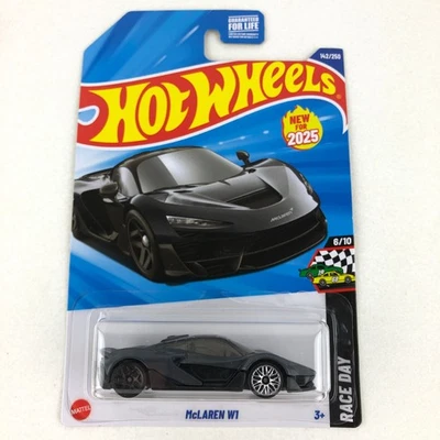 Estuche Hot Wheels McLaren W1 Error Coche Delantero Cromo Alambre Rueda Error Carrera Día Q Foto 1 de 4