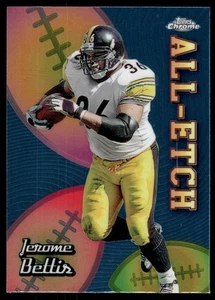 2024 Topps Chrome Jerome Bettis Chrome All-Etch #CAE-JB Pittsburgh Steelers - Picture 1 of 2