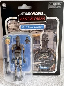 STAR WARS - The Vintage Collection IG-12, Grogu & Anzellan Action Figure-Kenner - Picture 1 of 6