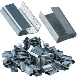 200PCS Packaging Strapping Open Serrated Seals for 5/8" Strap Width Polyester (P - Picture 1 of 12
